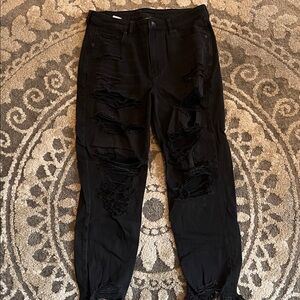 American Eagle Outfitters Black High Rise Jeans